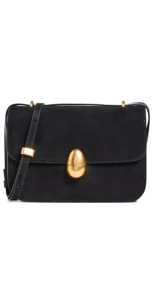 Phoenix Suede Crossbody Bag Black One Size
