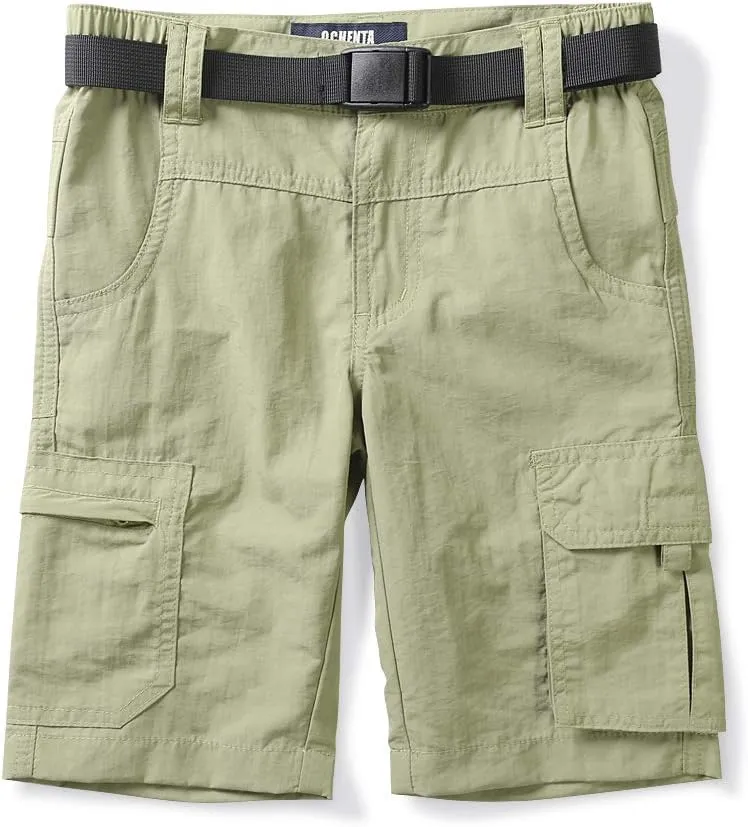 Phorecys Boy's Men's Quick Dry Scout Shorts Outdoor Athletic Hiking Golf Fishing Shorts