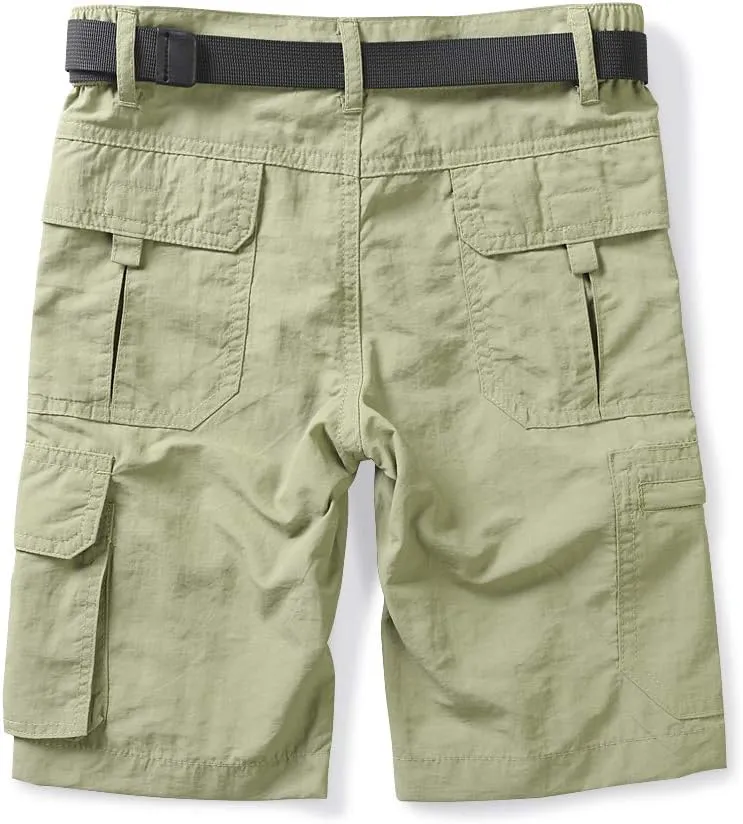 Phorecys Boy's Men's Quick Dry Scout Shorts Outdoor Athletic Hiking Golf Fishing Shorts