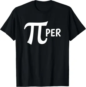 Piper's Pi Wear - The Piper Name T-Shirt for Women - Blue, Small - Classic Fit, Short Sleeve, Crew Neck