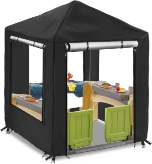 Playhouse Cover, kids Playhouse Cover for Outdoor Waterproof,Suitable for Step2 Kids Playhouses and Playhouses of The Same Size as Other Brands Kids Playhouses （ 49.5“ W x 49.5” D x 60.2” H）