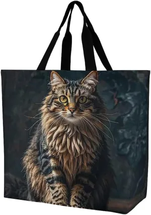 Poker Tournament Tote Bag for Women Reusable Grocery Shoulder Bags Shopping Bag for Travel, Groceries