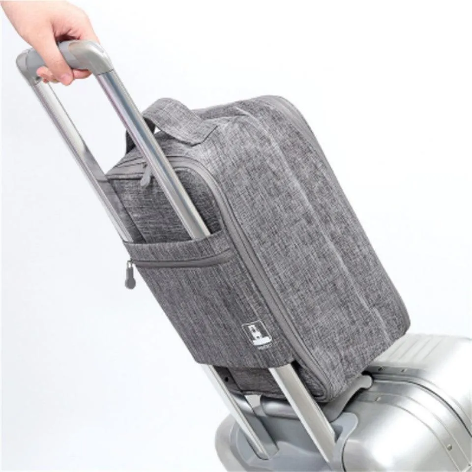 Portable Travel Shoe Bag Organizer- Navy Blue