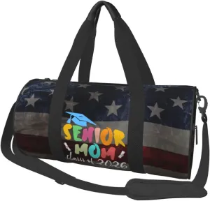 Proud Mom Class Of 2026 Graduate Duffel Bag Gym Bag Travel Sports Tote Large Foldable Beach Swim Yoga2