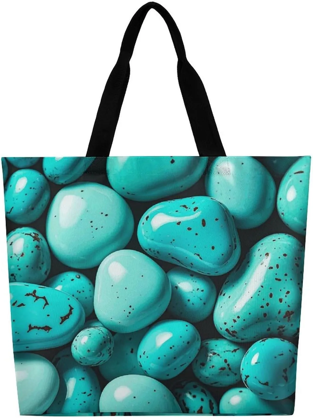 Psychedelic Smoke Tote Bag for Women Reusable Grocery Shoulder Bag Shopping Bags for Travel, Groceries