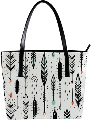 Purses for Women,Tote Bag Aesthetic,Women's Tote Handbags,Ethnic Style Indian Arrows