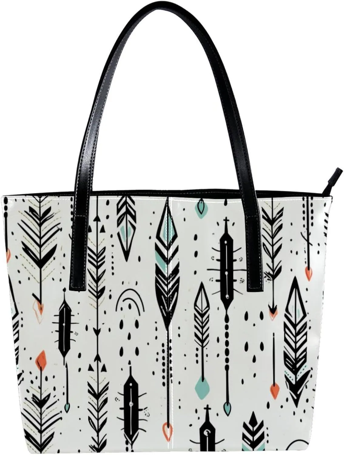 Purses for Women,Tote Bag Aesthetic,Women's Tote Handbags,Ethnic Style Indian Arrows