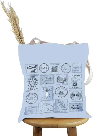 PWHAOO Bookish Inspired Gift TV Show Fan Tote Bag Movie Fan Handbag Fantasy Romance Reader Merch
