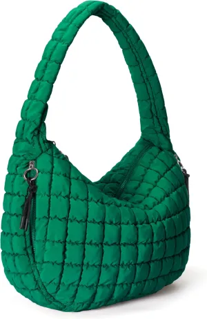 Quilted Tote Bag Large Quilting Cute Puffer Shoulder Bag Lightweight Quilted Padding Hobo Bag for Women Winter Fashion