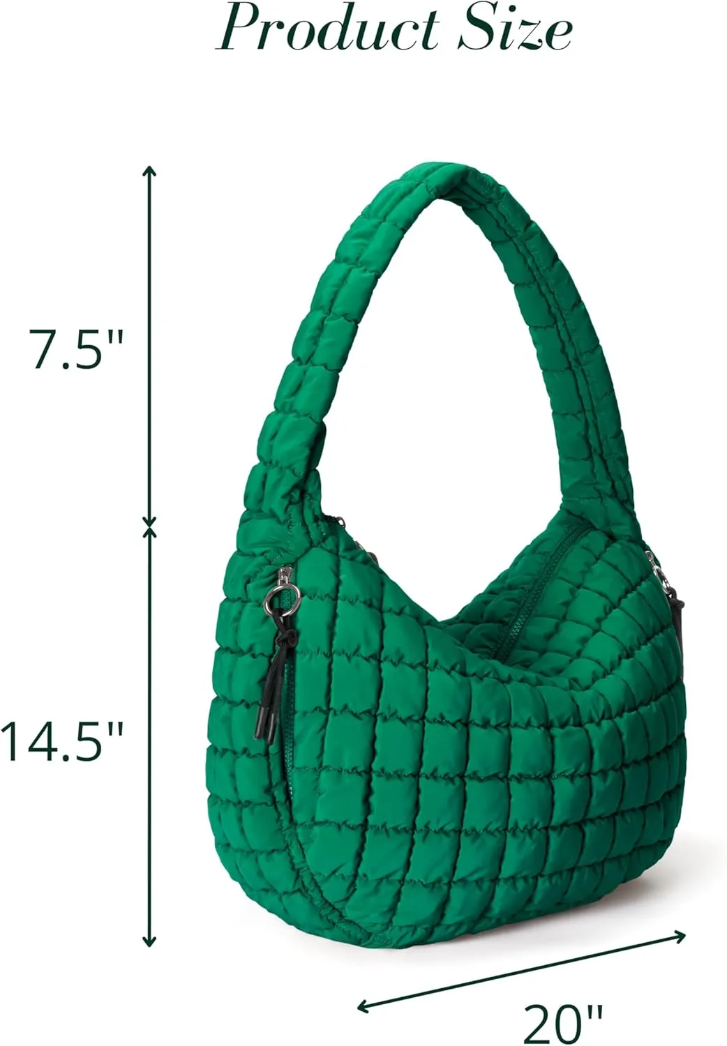 Quilted Tote Bag Large Quilting Cute Puffer Shoulder Bag Lightweight Quilted Padding Hobo Bag for Women Winter Fashion