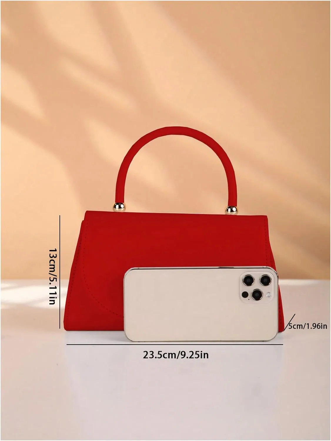 QWINEE Women's Evening Handbags Patent Leather Clutch Elegant Chain Strap Flap Bag Party Cocktail Purse