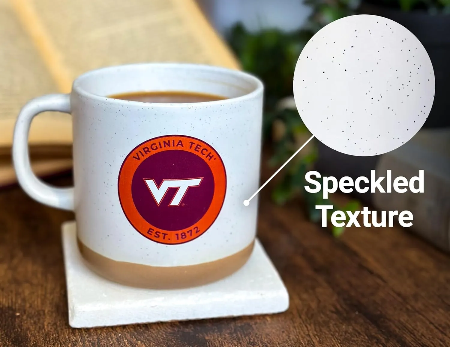 R and R Imports Tennessee Knoxville Volunteers 14 oz Mug with Clay Bottom Mom Design Officially Licensed Single