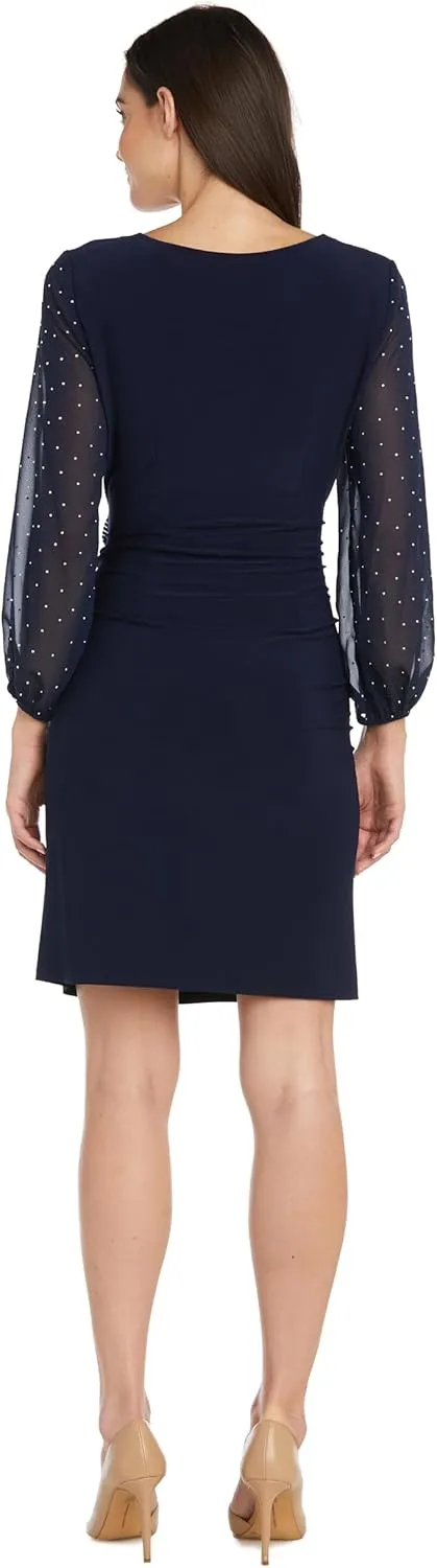 R&M Richards Women's Château Lumière Beaded Gown