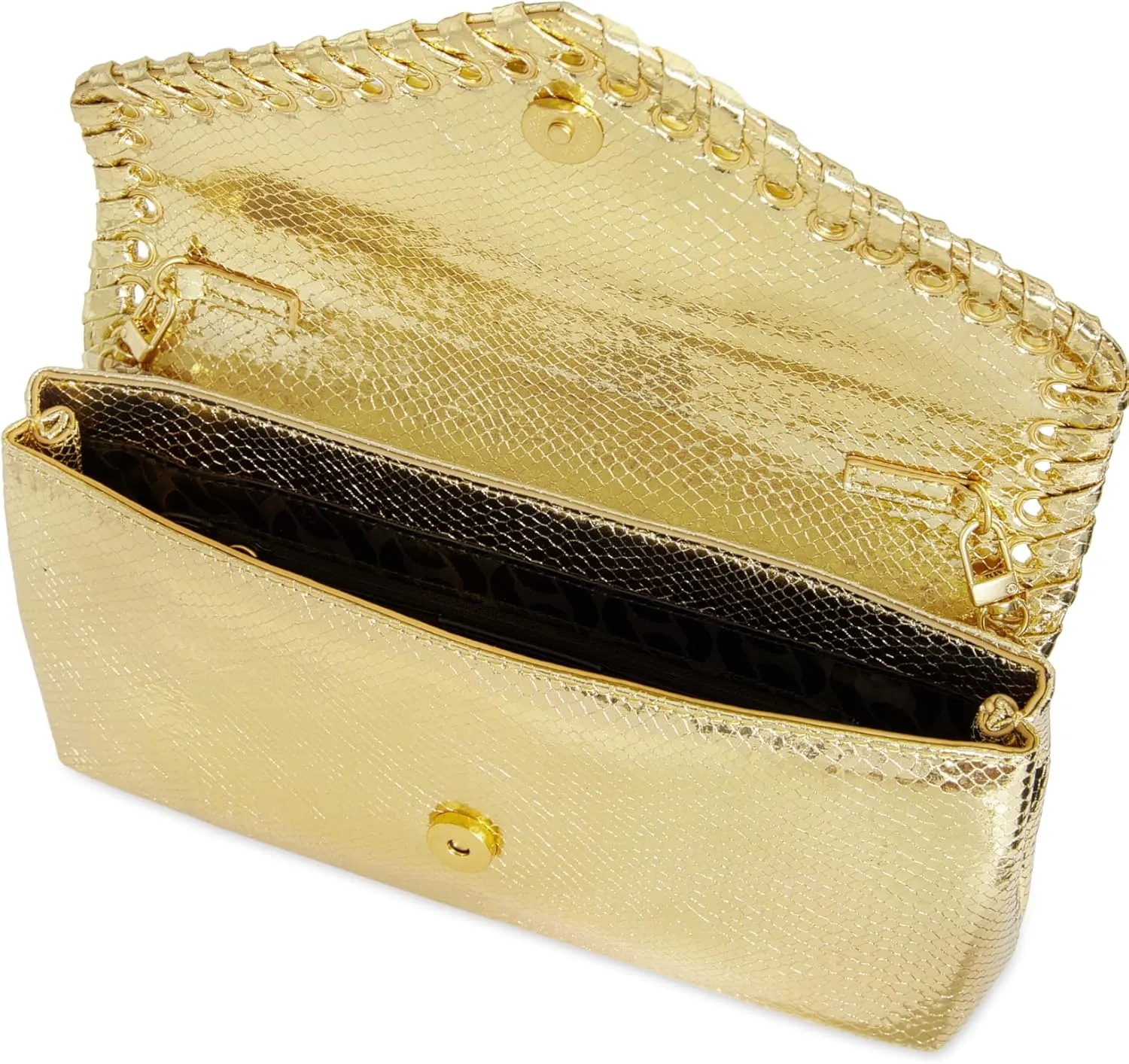 Rebecca Minkoff Whip Clutch, Gold, Antique Brass Hardware