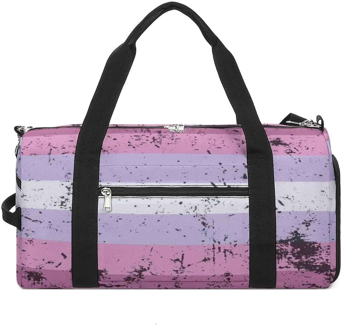 Retro LGBT Pride Flags Gym Bag-Workout Organizer with Water Resistant Compartments for Gym Lovers