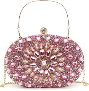 Rhinestone Evening Clutch Purses for Women Wedding Clutch Party Purse Bridal Diamonds Prom Cocktail Handbags
