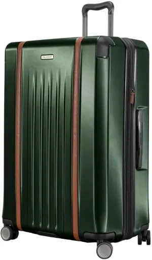 Ricardo Beverly Hills Montecito 2.0 Hardside with Dual Spinning Wheels, Expandable with Comfort Grip for Easy Packing and Moving, Men and Women, Hunter Green, Check-In Large 29-Inch