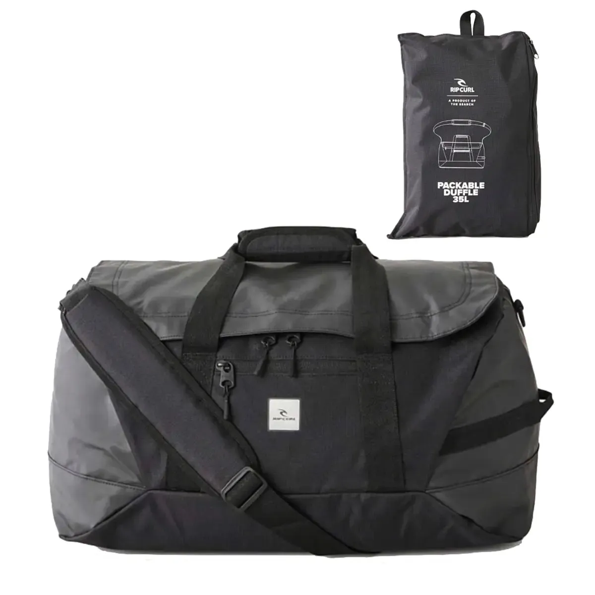 Rip Curl 35L Packable Duffle Travel Bag - Midnight