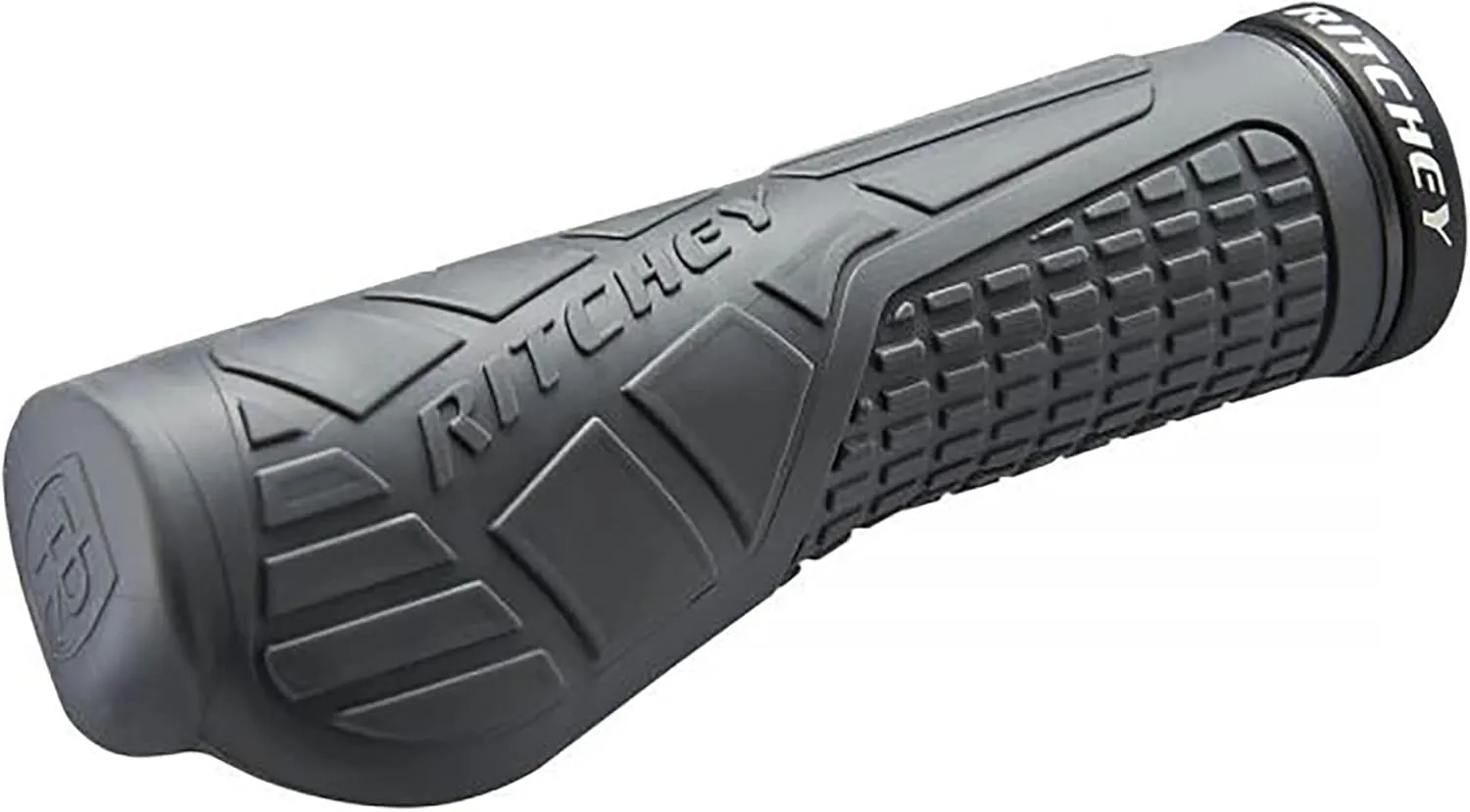 Ritchey WCS EGP Locking MTB Handlebar Grips: Charcoal 133mm