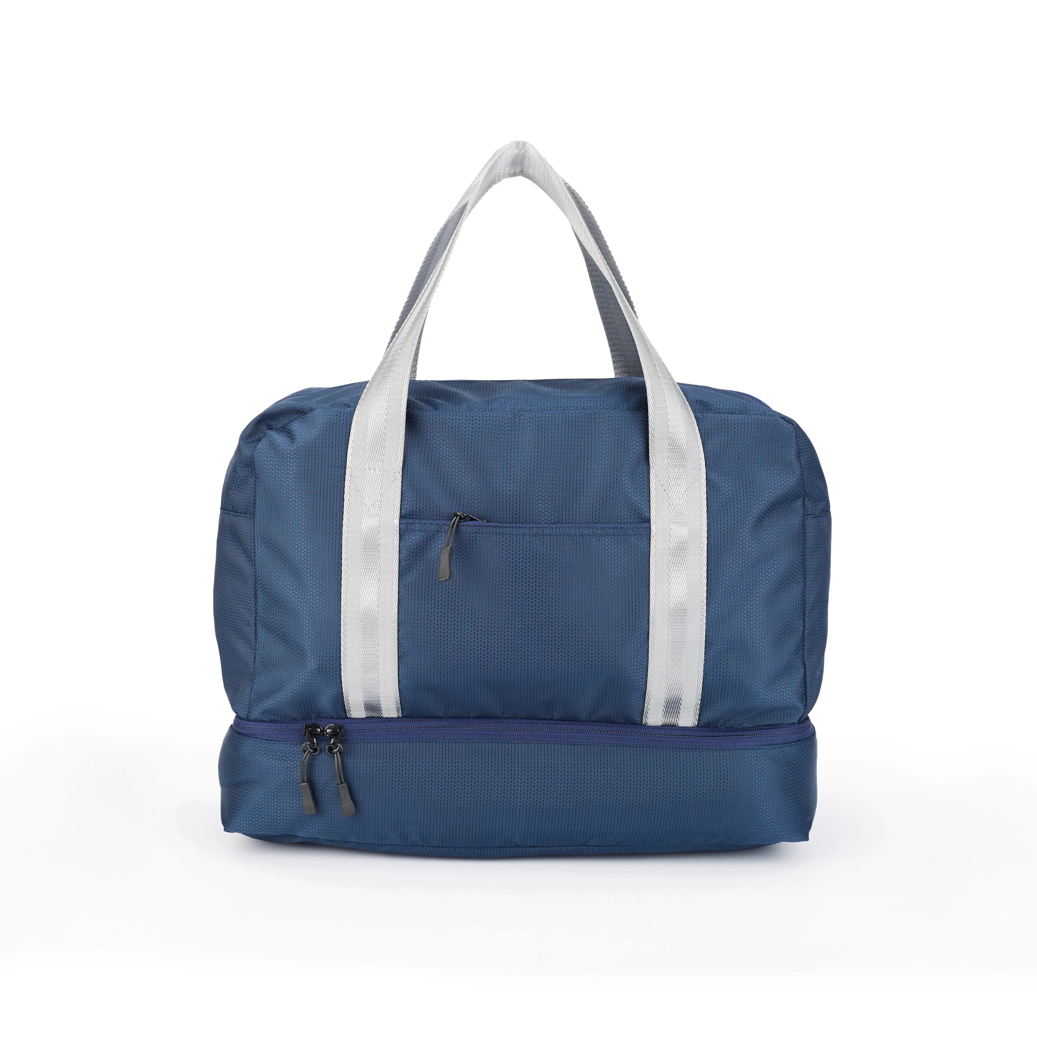 RL 2-Compartment Travel Duffle Bag | Wet & Dry Storage | Shoe Compartment | Water-Resistant Dobby Material | Perfect for Gym & Travel