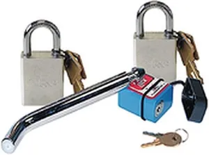 Roadmaster 304 Receiver Lock and Two Quick-Disconnect Locks