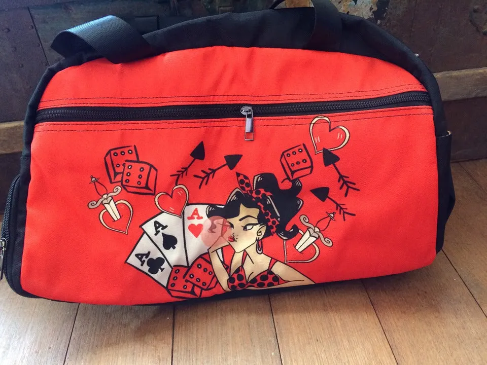 Rockabilly Red - Travel Bag