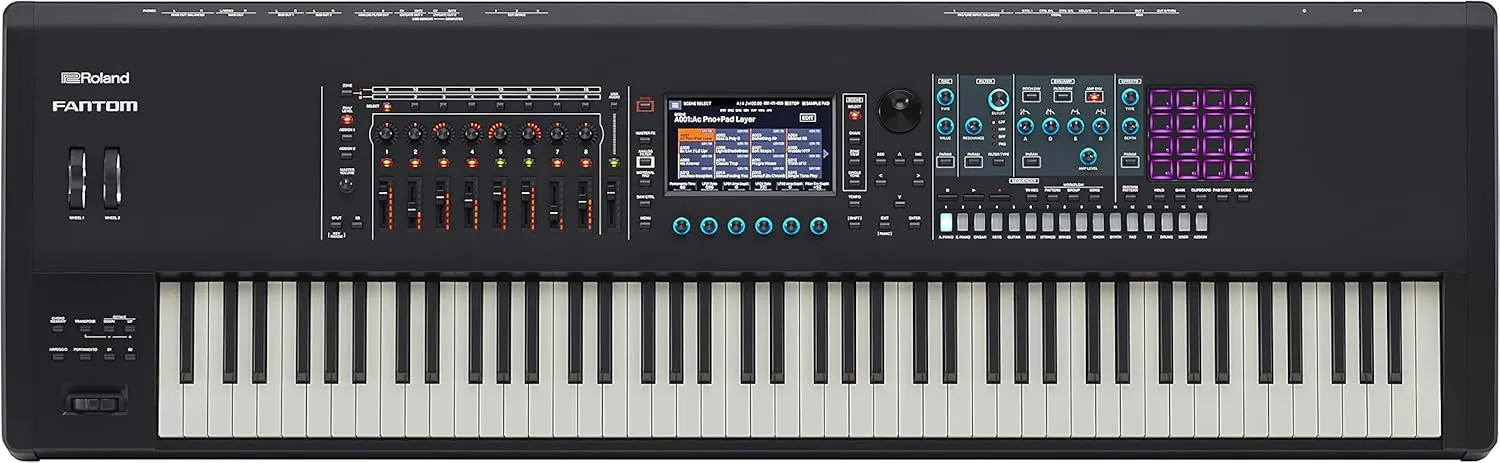 Roland FANTOM-8 Music Workstation 88-key Semi-weighted Synthesizer Keyboard