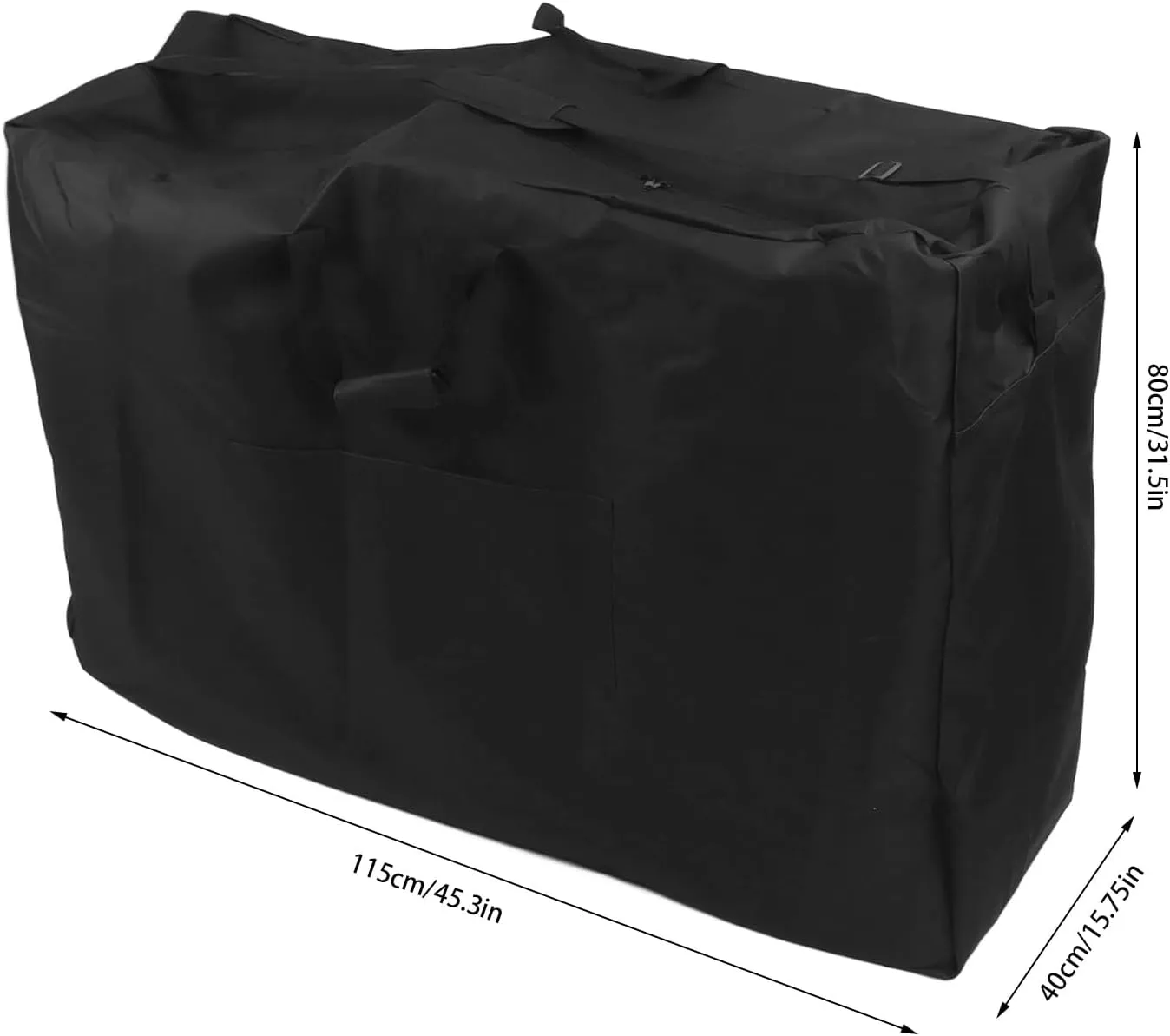 Rollator Travel Bag, Waterproof Wheelchair Bag for Folding Walker Large Capacity Oxford Cloth Wheelchair Transport Bag, 45.3x31.5x15.7inch