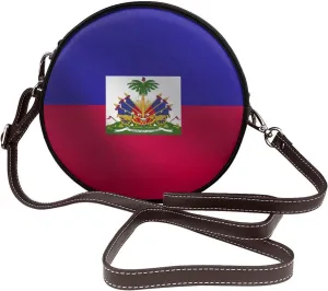 Round Crossbody Shoulder Bag Circle Purse Handbags for Women Small Fashion Clutch Evening Wallet