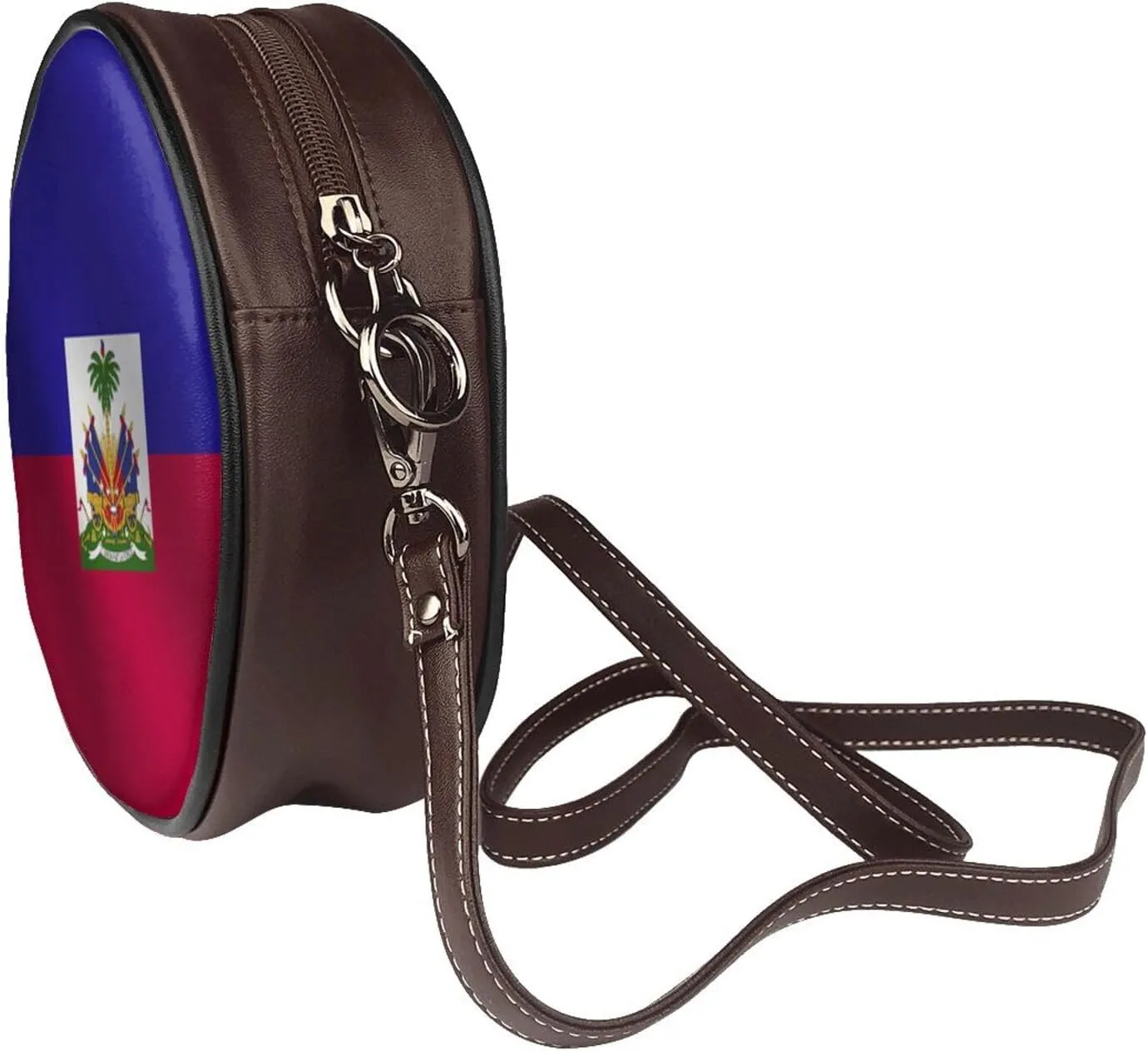 Round Crossbody Shoulder Bag Circle Purse Handbags for Women Small Fashion Clutch Evening Wallet