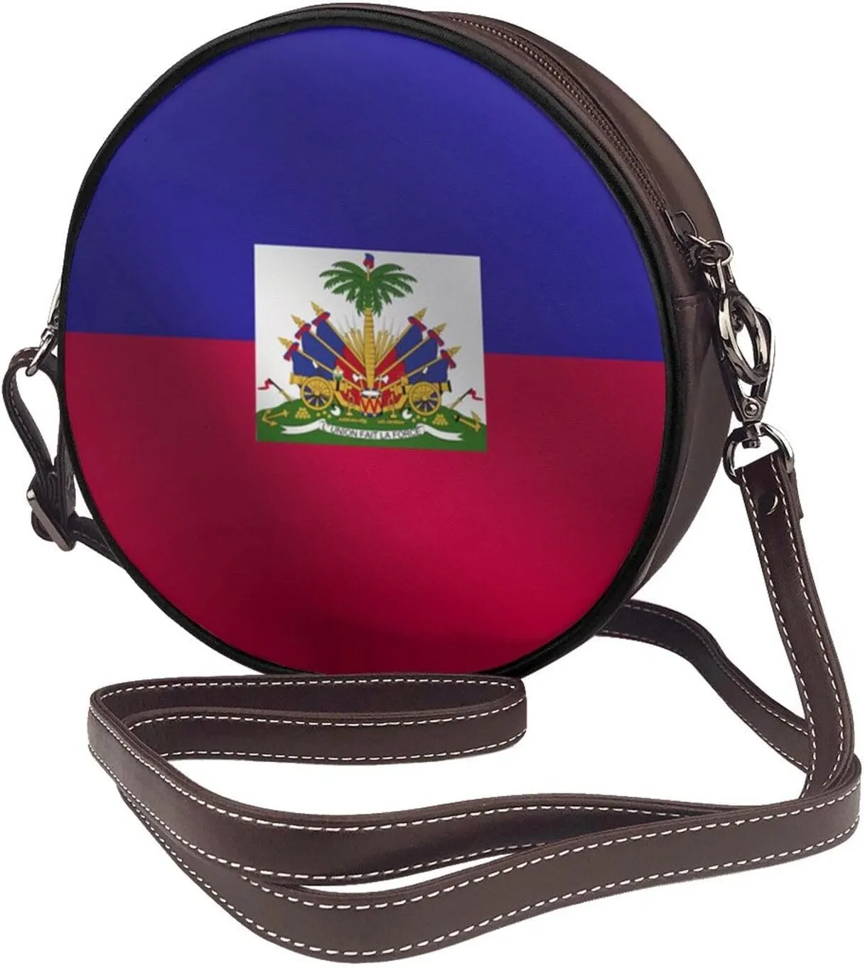 Round Crossbody Shoulder Bag Circle Purse Handbags for Women Small Fashion Clutch Evening Wallet