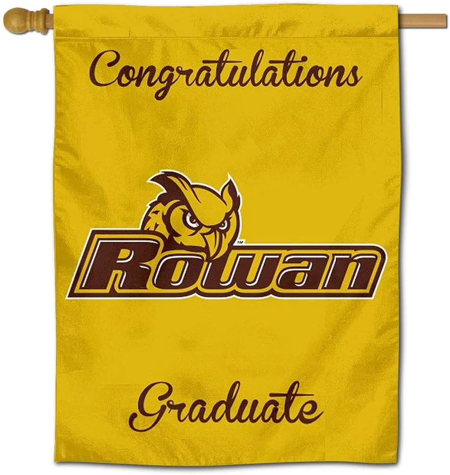 Rowan Profs College Graduation Gift Banner Flag