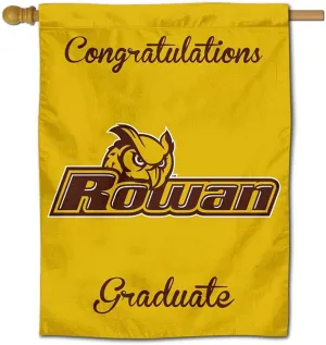 Rowan Profs College Graduation Gift Banner Flag