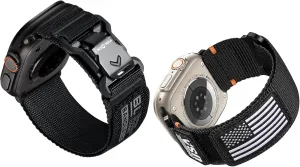 Rugged Nylon Sport Loop with Magnetic Fidlock V-Buckle for iWatch 49mm(Ultra),46mm(Series 10),45mm(9/8/7),44mm(SE2/SE/6/5/4),42mm(3/2/1)