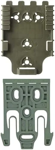 Safariland Quick Locking System Kit with QLS 19 Locking Fork and QLS 22 Receiver Plate (Foliage Green)