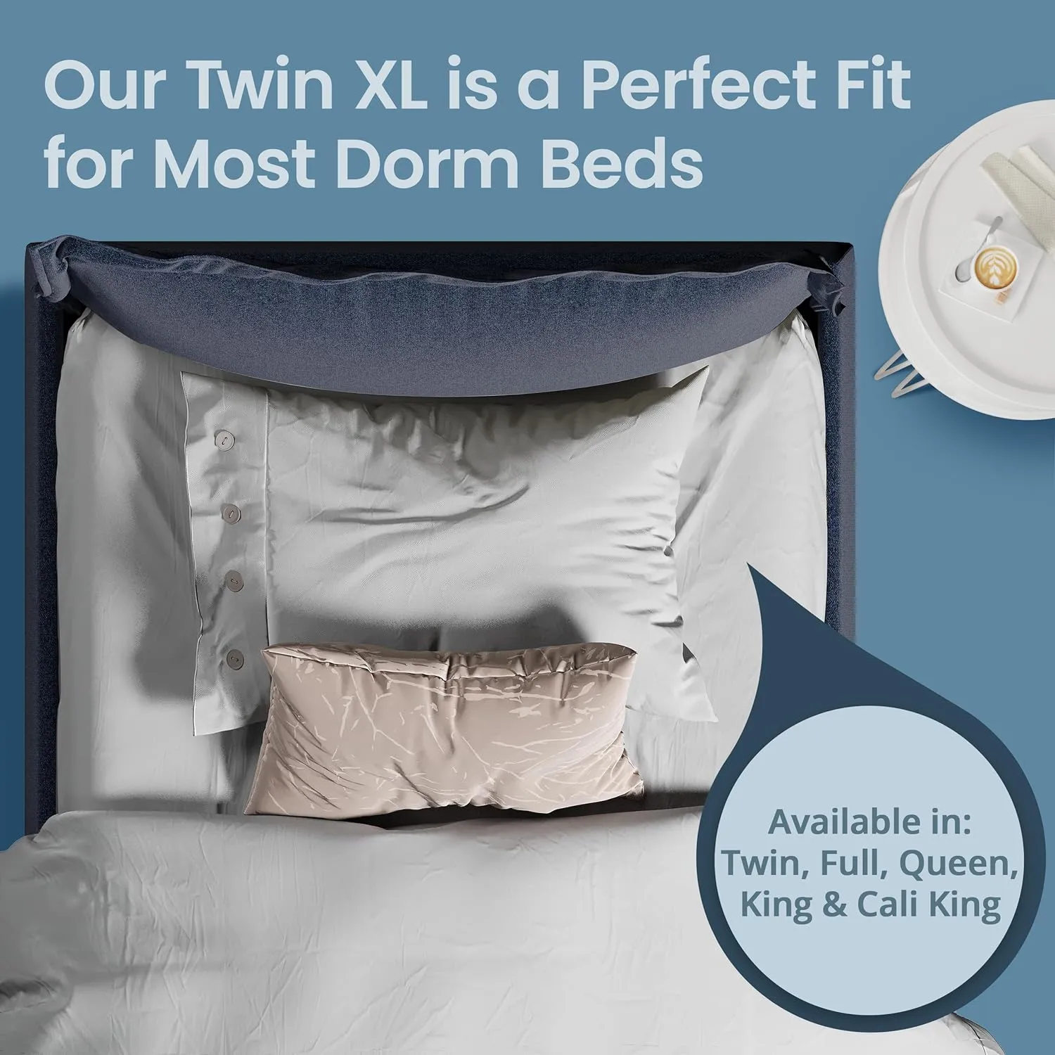 SafeRest 100% Waterproof Full Size Mattress Protector - Fitted with Stretchable Pockets - Machine Washable Cotton Mattress Cover for Bed