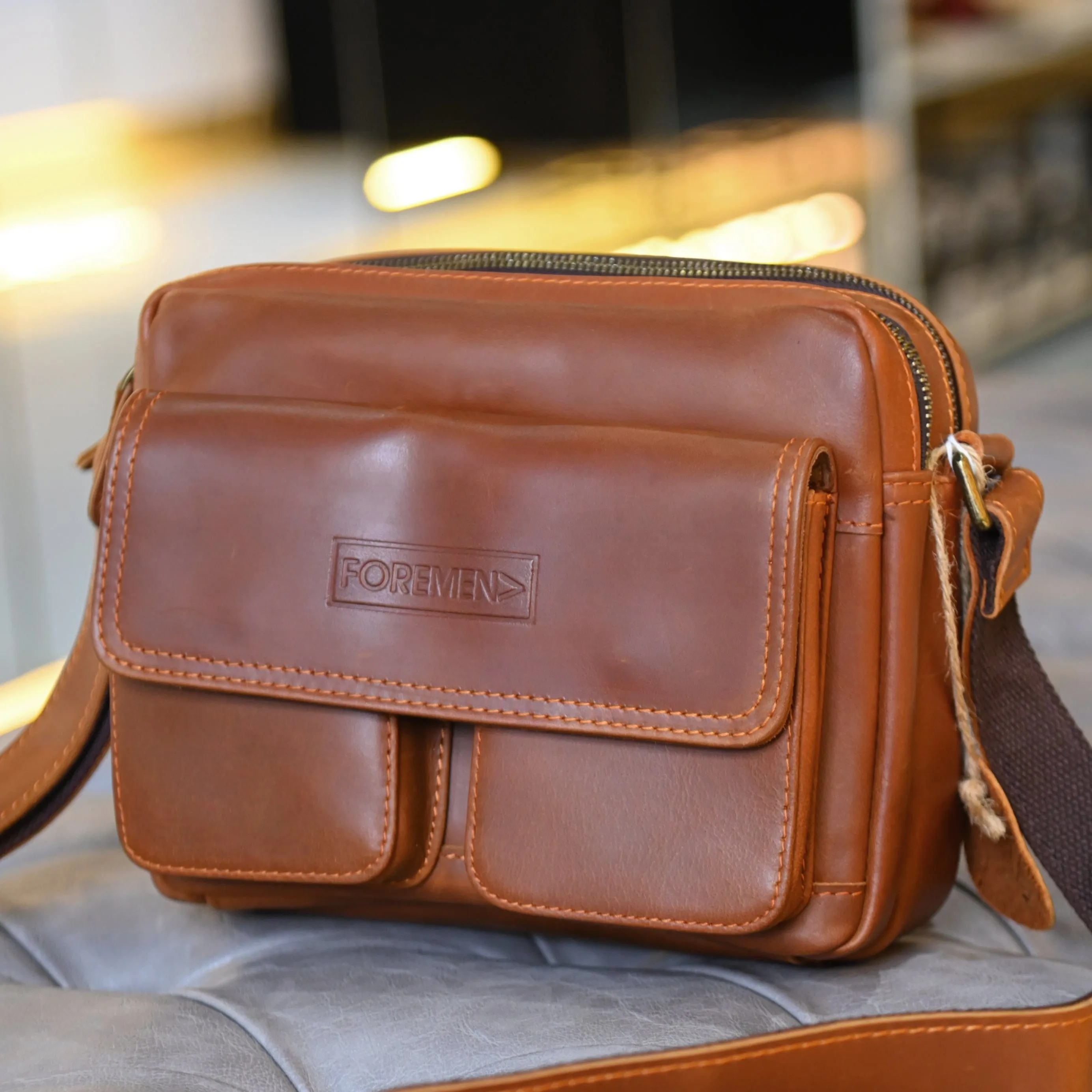 SAHARA | Brown Leather Bag