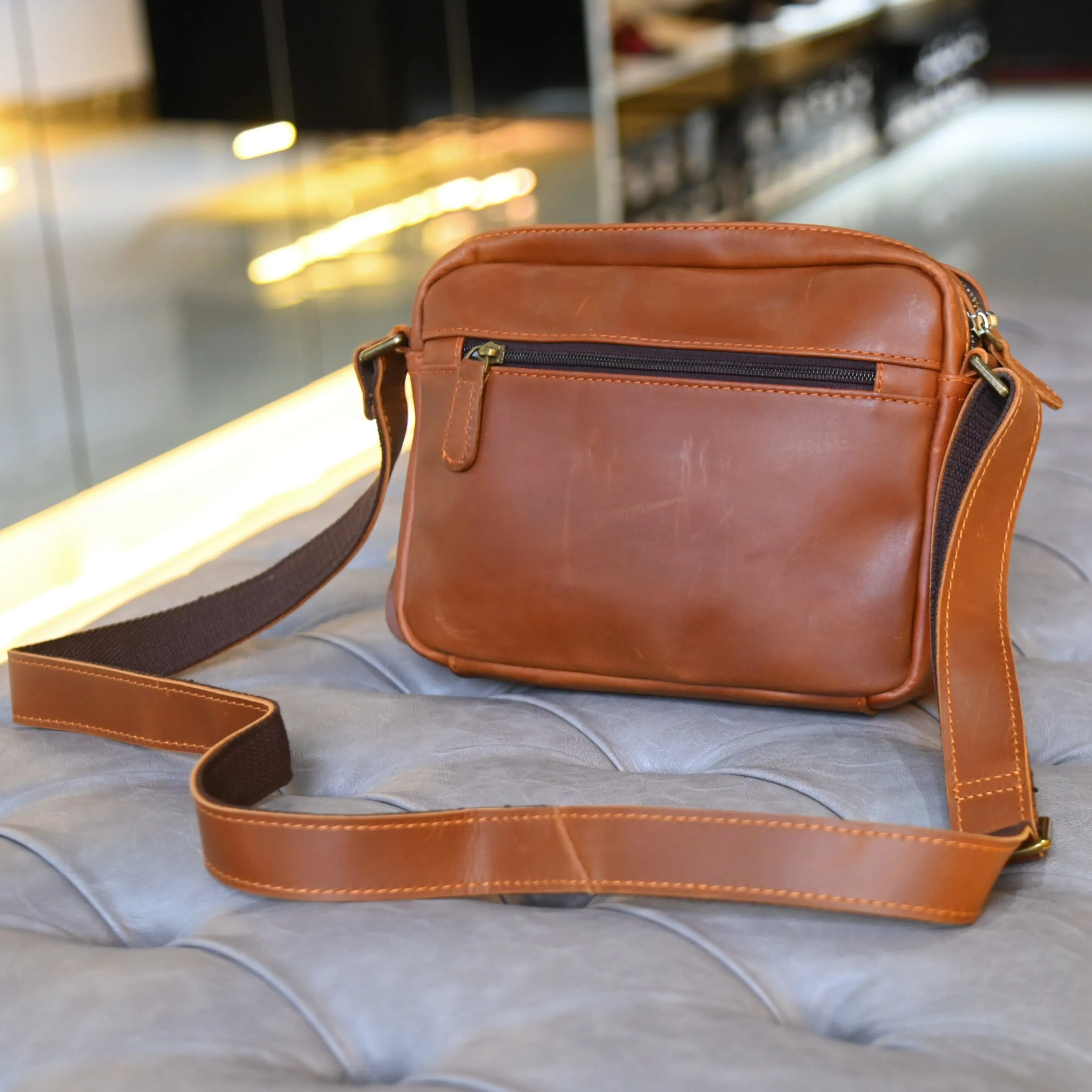 SAHARA | Brown Leather Bag