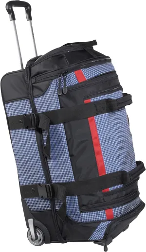 Samsonite Ripstop Wheeled Rolling Duffel Bag, Blue, 26-Inch
