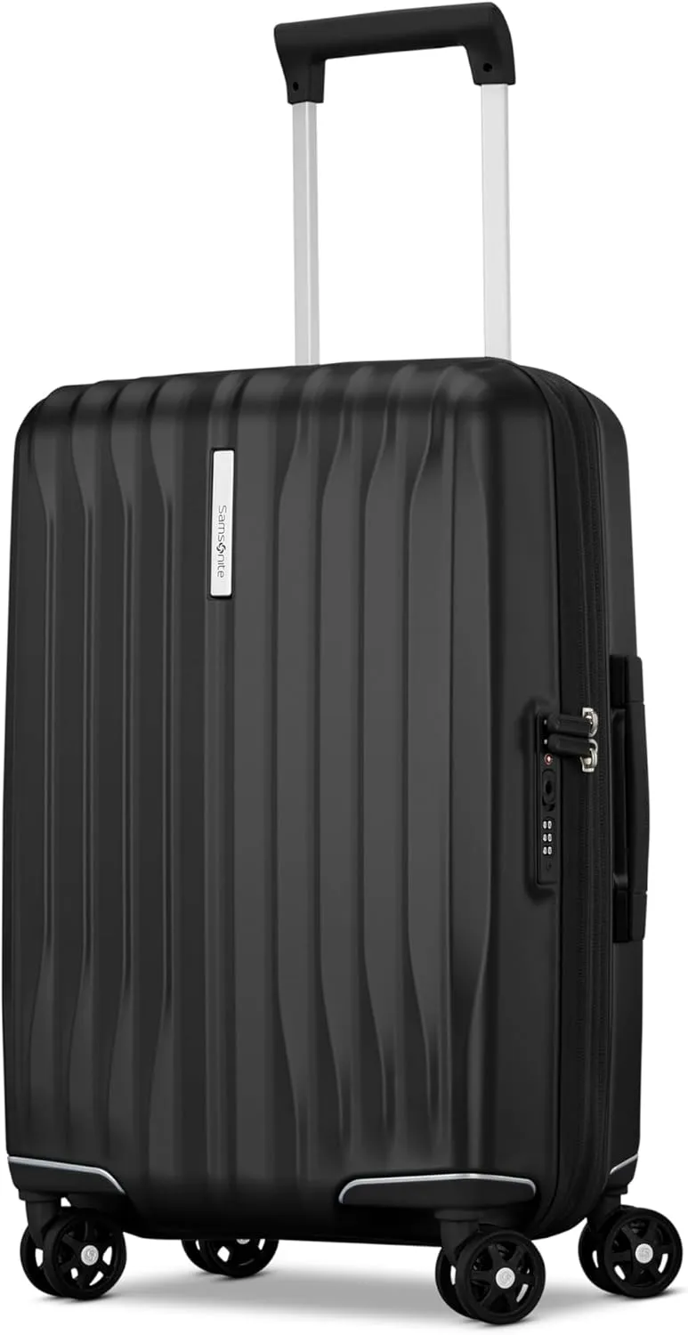 Samsonite UpLIFT 19" Lightweight Hardside Carry-On Luggage with Spinner Wheels - Expandable - Airline-Approved, Polycarbonate Hard Suitcase for Ultra Lightweight Travel - Phantom Black