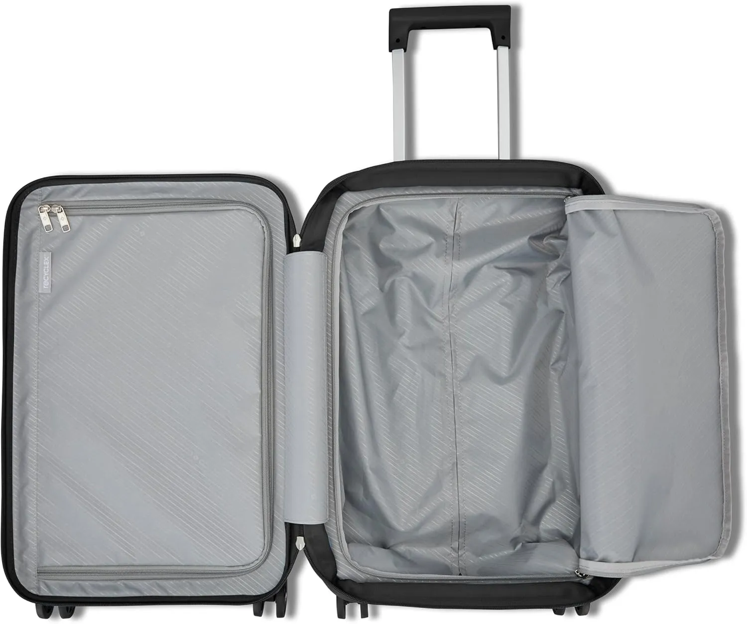 Samsonite UpLIFT 19" Lightweight Hardside Carry-On Luggage with Spinner Wheels - Expandable - Airline-Approved, Polycarbonate Hard Suitcase for Ultra Lightweight Travel - Phantom Black