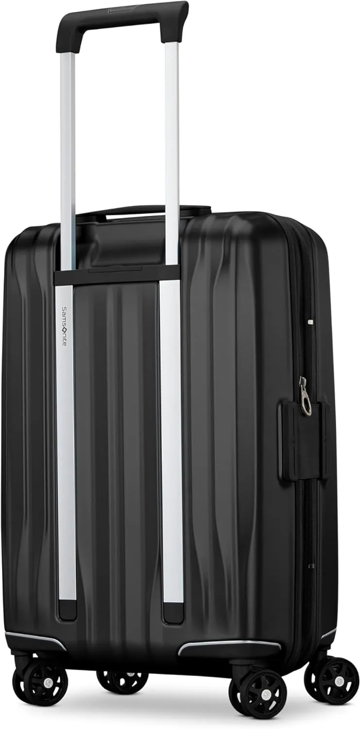 Samsonite UpLIFT 19" Lightweight Hardside Carry-On Luggage with Spinner Wheels - Expandable - Airline-Approved, Polycarbonate Hard Suitcase for Ultra Lightweight Travel - Phantom Black
