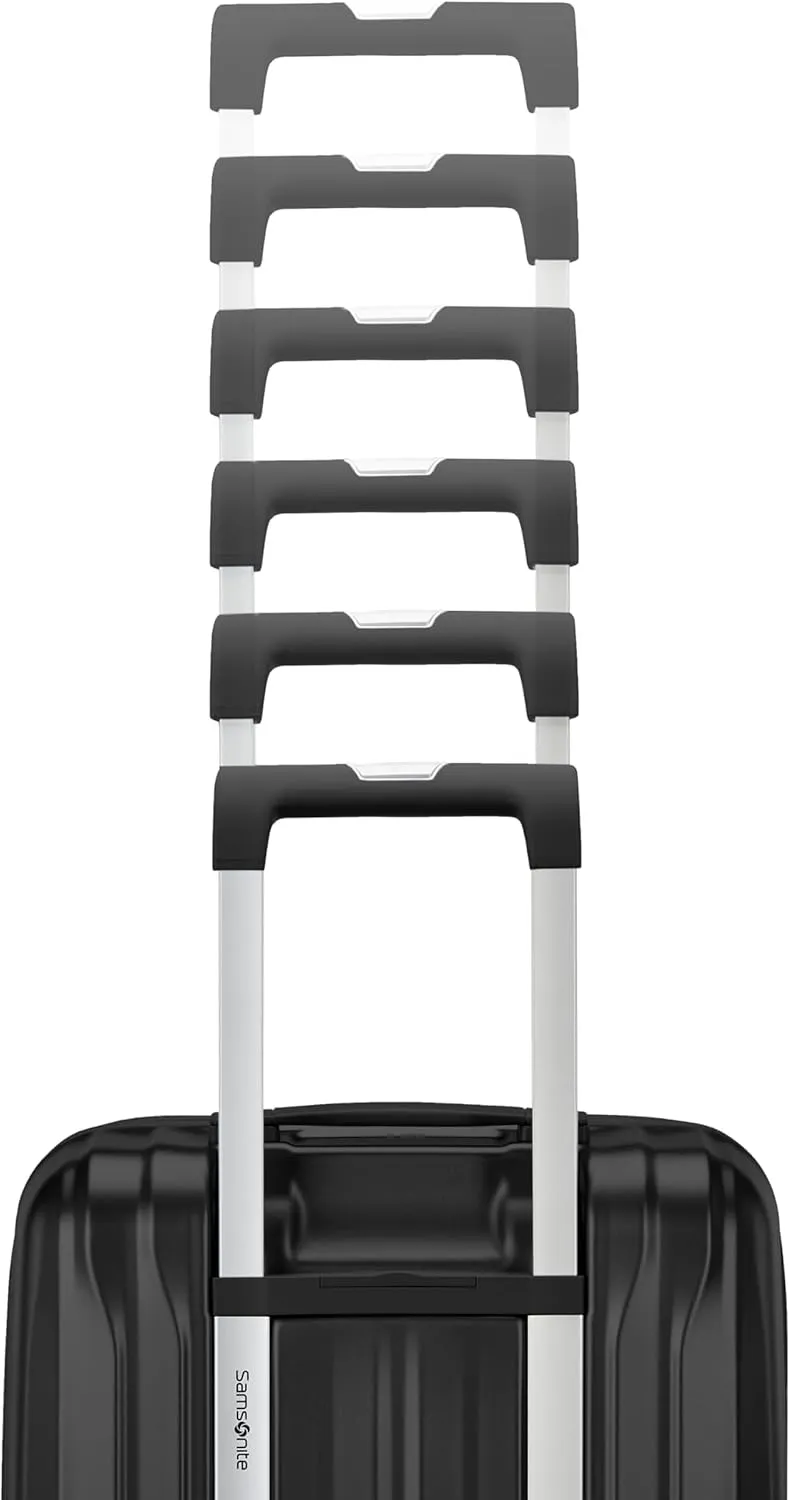 Samsonite UpLIFT 19" Lightweight Hardside Carry-On Luggage with Spinner Wheels - Expandable - Airline-Approved, Polycarbonate Hard Suitcase for Ultra Lightweight Travel - Phantom Black