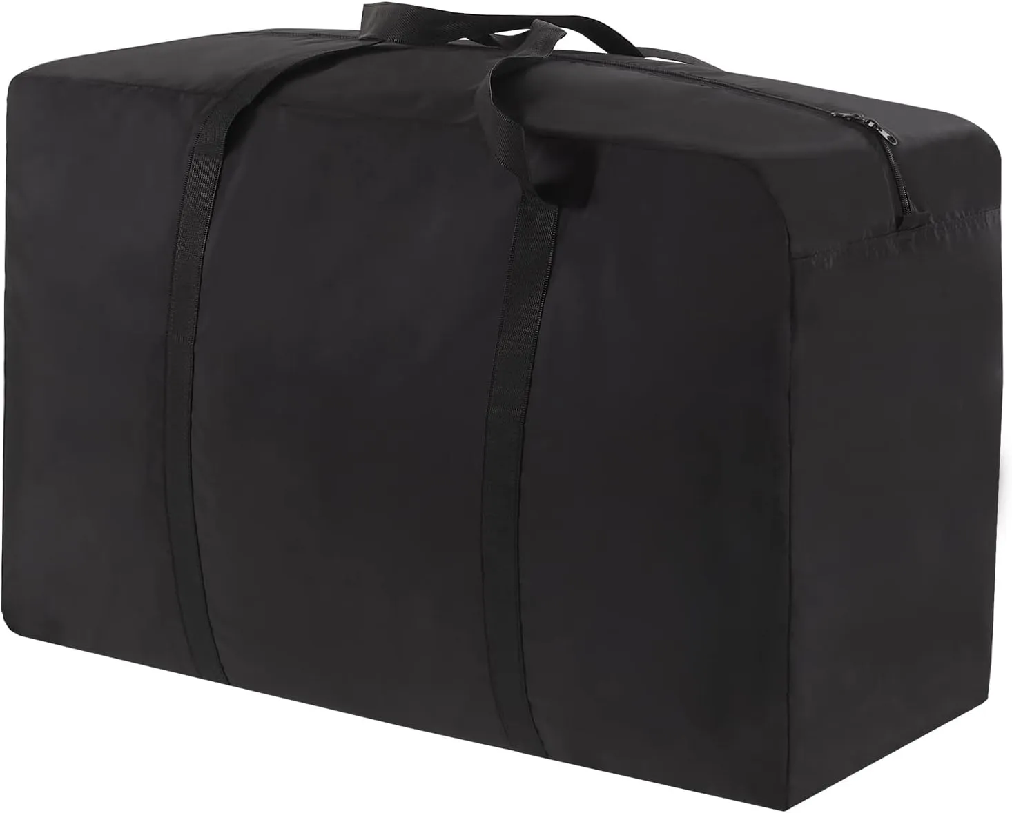 SANSAM Extra Large Heavy Duty Moving Bag,Waterproof Duffle Bag with Zippers,Oxford Cloth Storage Tote Bags for Travelling,College Dorm, Space Saving