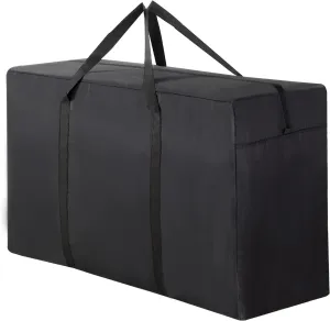 SANSAM Extra Large Heavy Duty Moving Bag,Waterproof Duffle Bag with Zippers,Oxford Cloth Storage Tote Bags for Travelling,College Dorm, Space Saving