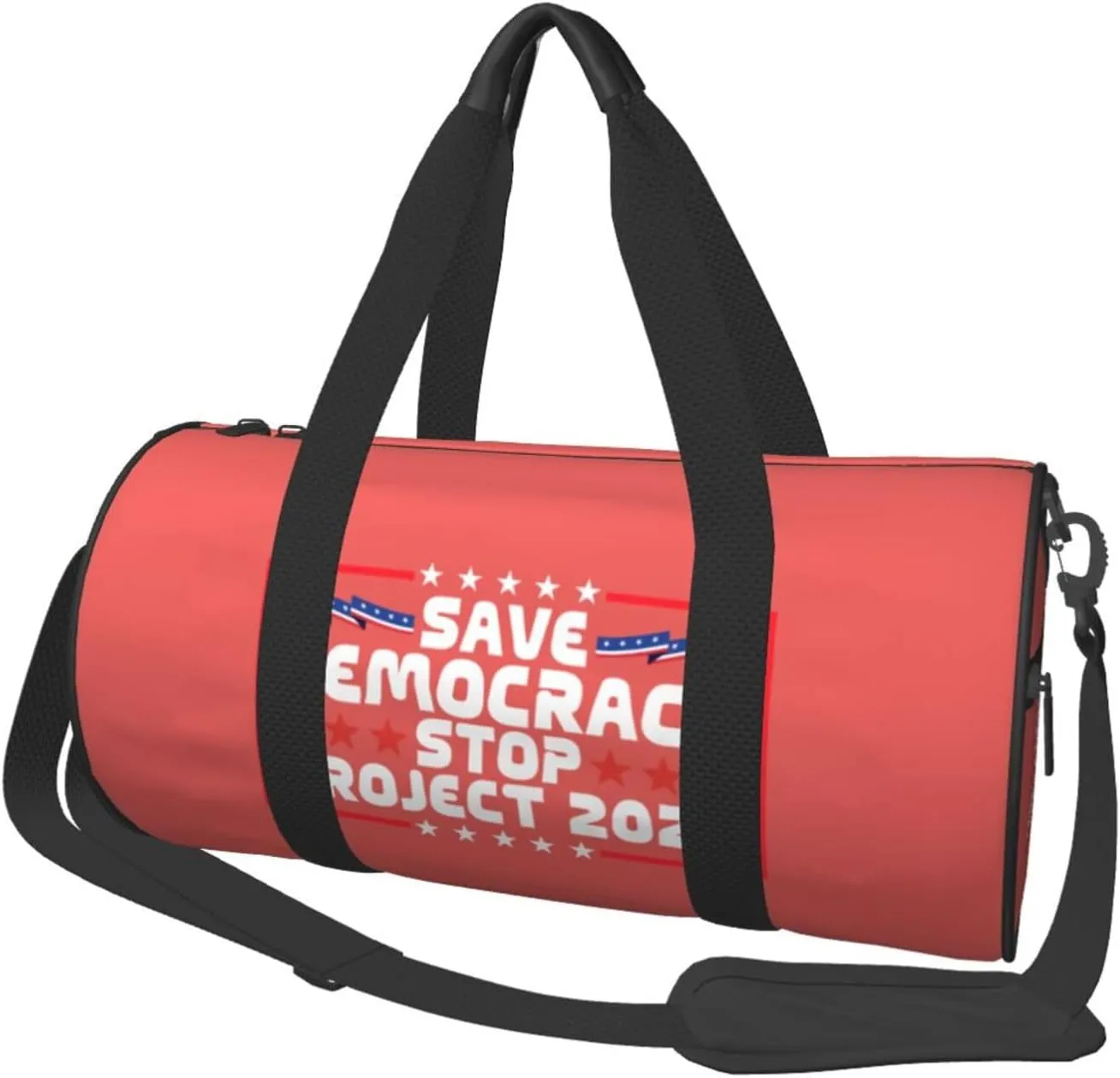 Save Democracy Stop Project 2025 Duffel Bag Gym Bag Travel Sports Tote Large Foldable Beach Swim Yoga0