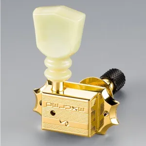 Schaller Machine Heads - Original G-Series Deluxe Keystone DR Toplocking Gold