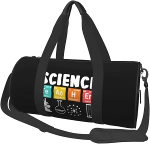 Science Teacher Chemist Physicist Duffel Bag Gym Bag Travel Sports Tote Large Foldable Beach Swim Yoga1