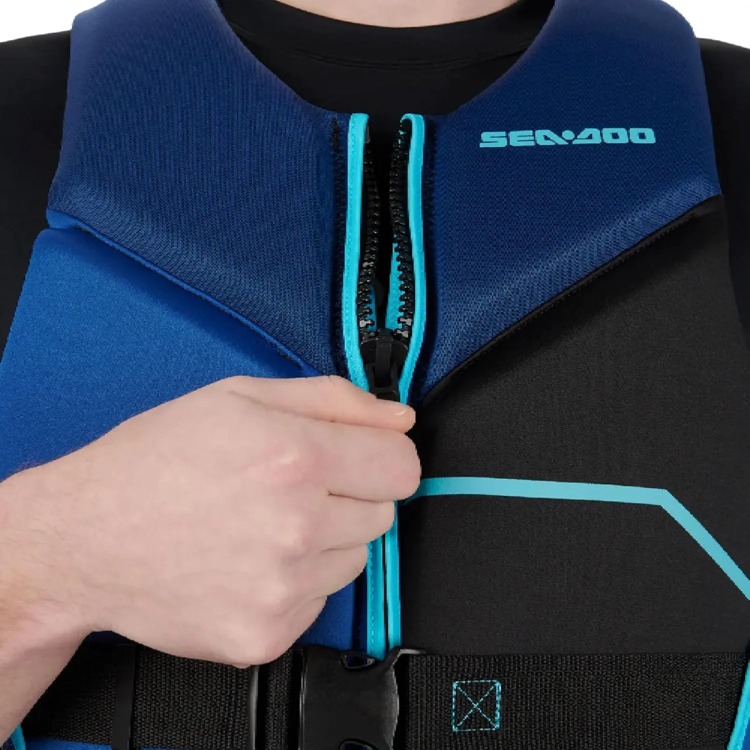 Sea-Doo OEM Unisex Freedom PFD/Life Jacket Blue X-Large, 2859801280