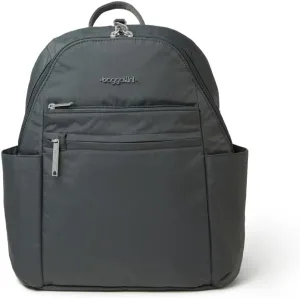 Securtex® Anti-theft Vacation Travel Backpack 10x13" Slash-Resistant Nylon Daypack w/RFID, Charcoal